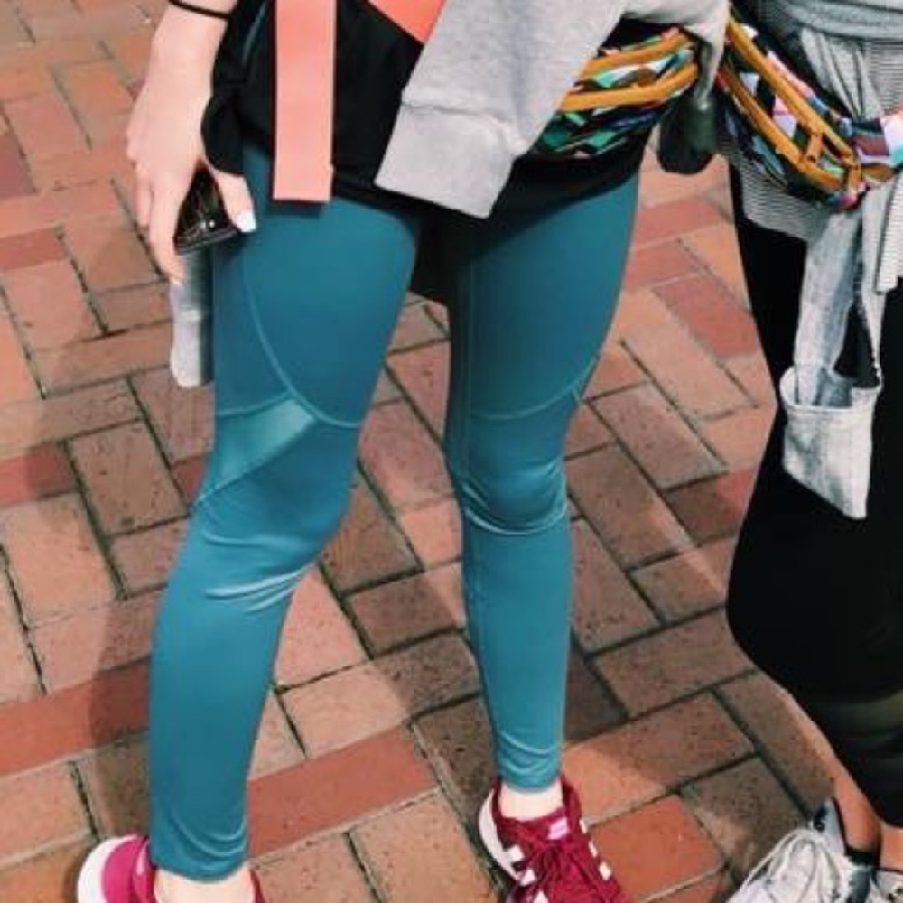 american threads blue leggings